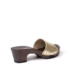 SOFTCLOX Kelly Perlato Gold (Dunkel)-Frau Pantoletten