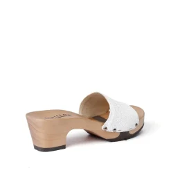 SOFTCLOX Kelly Twist Bianco (Hazelnut)-Frau Pantoletten