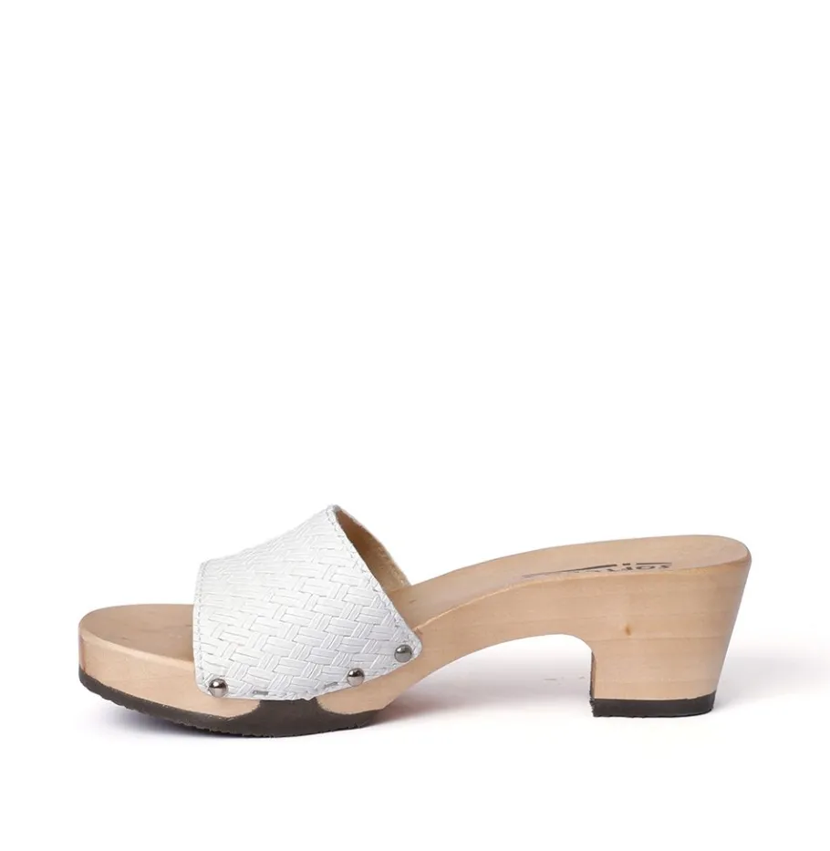 SOFTCLOX Kelly Twist Bianco (Hazelnut)-Frau Pantoletten