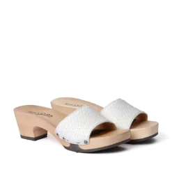 SOFTCLOX Kelly Twist Bianco (Hazelnut)-Frau Pantoletten