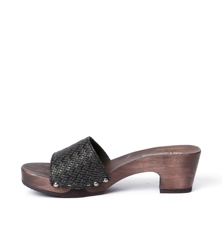 SOFTCLOX Kelly Twist Schwarz (Dunkel)-Frau Pantoletten