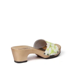 SOFTCLOX Kelly Web Neongrun (Hazelnut)-Frau Pantoletten