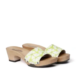 SOFTCLOX Kelly Web Neongrun (Hazelnut)-Frau Pantoletten