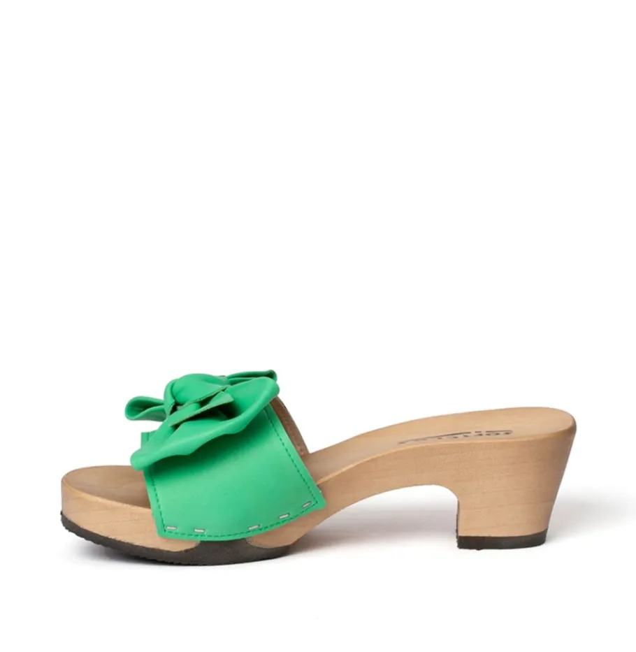 SOFTCLOX Klarissa Nappa Jadegrun (Hazelnut)-Frau Pantoletten