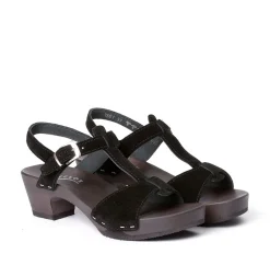 SOFTCLOX Koko Kaschmir Schwarz (Dunkel)-Frau Sandaletten