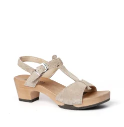 SOFTCLOX Koko Kaschmir Taupe (Hazelnut)-Frau Sandaletten