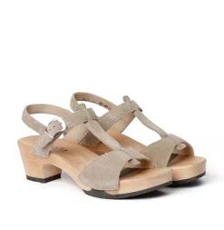 SOFTCLOX Koko Kaschmir Taupe (Hazelnut)-Frau Sandaletten