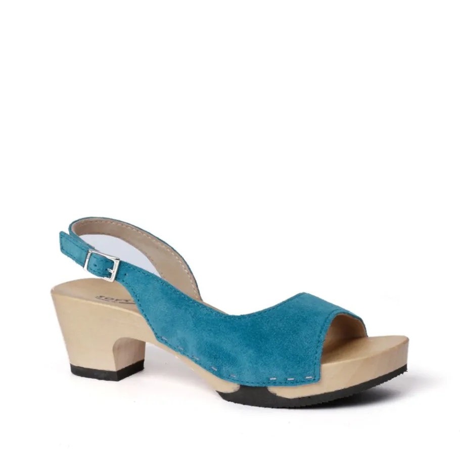 SOFTCLOX Konny Kaschmir Pacificgreen (Hazelnut)-Frau Sandaletten