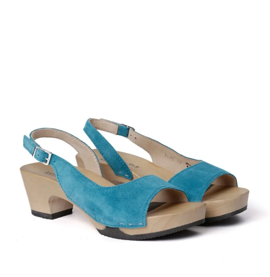 SOFTCLOX Konny Kaschmir Pacificgreen (Hazelnut)-Frau Sandaletten