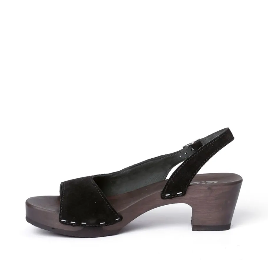 SOFTCLOX Konny Kaschmir Schwarz (Dunkel)-Frau Sandaletten