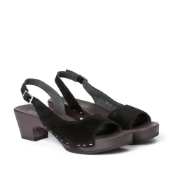 SOFTCLOX Konny Kaschmir Schwarz (Dunkel)-Frau Sandaletten