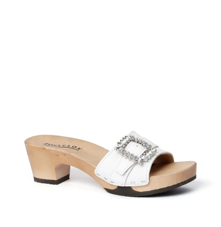 SOFTCLOX Kosima Buttero Weis (Hazelnut)-Frau Pantoletten