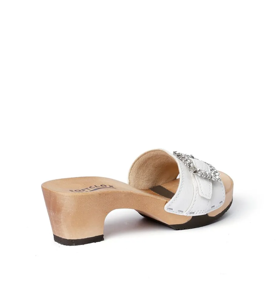 SOFTCLOX Kosima Buttero Weis (Hazelnut)-Frau Pantoletten