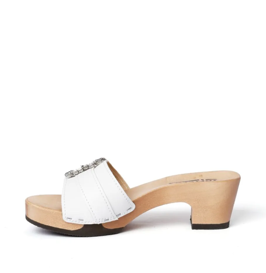 SOFTCLOX Kosima Buttero Weis (Hazelnut)-Frau Pantoletten