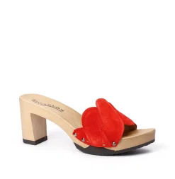 SOFTCLOX Lamberta Kaschmir Rubin (Hazelnut)-Frau Pantoletten