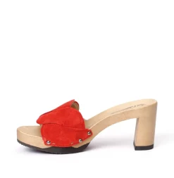 SOFTCLOX Lamberta Kaschmir Rubin (Hazelnut)-Frau Pantoletten