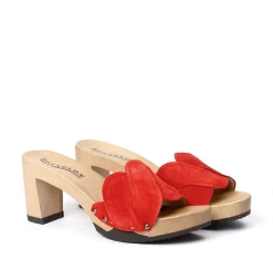 SOFTCLOX Lamberta Kaschmir Rubin (Hazelnut)-Frau Pantoletten