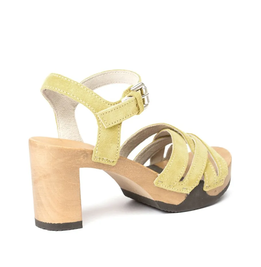 SOFTCLOX Lanea Kaschmir Senf-Frau Sandaletten