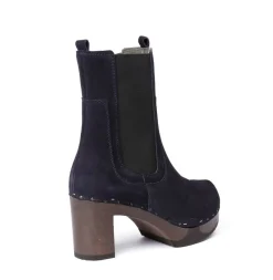 SOFTCLOX Laurentia Kaschmir Dark Ocean-Frau Stiefeletten