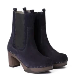 SOFTCLOX Laurentia Kaschmir Dark Ocean-Frau Stiefeletten