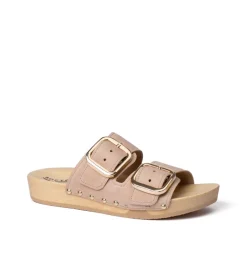 SOFTCLOX Lena Buttero Sahara (Natur)-Frau Pantoletten