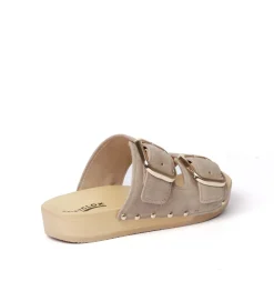 SOFTCLOX Lena Kaschmir Taupe (Natur)-Frau Pantoletten