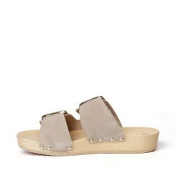 SOFTCLOX Lena Kaschmir Taupe (Natur)-Frau Pantoletten