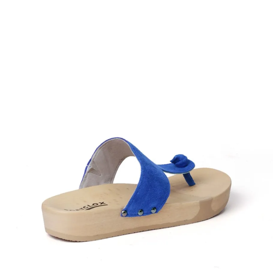 SOFTCLOX Lola Kaschmir Blue Orchid (Natur)-Frau Pantoletten