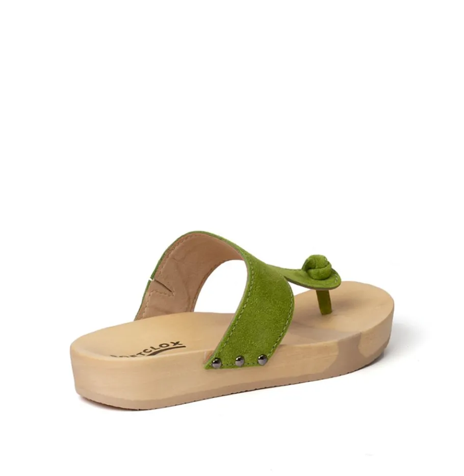 SOFTCLOX Lola Kaschmir Kiwi (Natur)-Frau Pantoletten