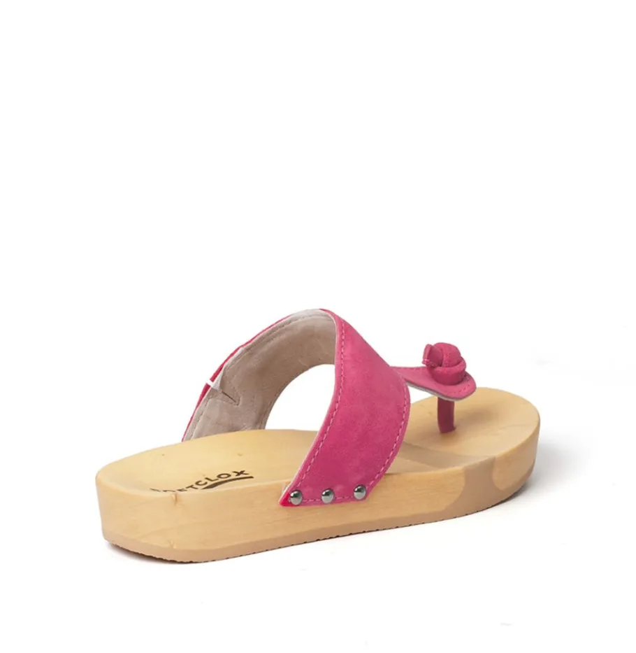 SOFTCLOX Lola Kaschmir Pink Kiss (Natur)-Frau Pantoletten