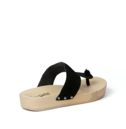 SOFTCLOX Lola Kaschmir Schwarz (Natur)-Frau Pantoletten