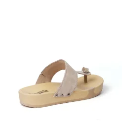 SOFTCLOX Lola Kaschmir Taupe (Natur)-Frau Pantoletten