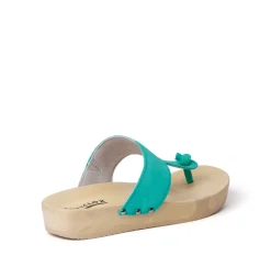 SOFTCLOX Lola Kaschmir Turkis (Natur)-Frau Pantoletten