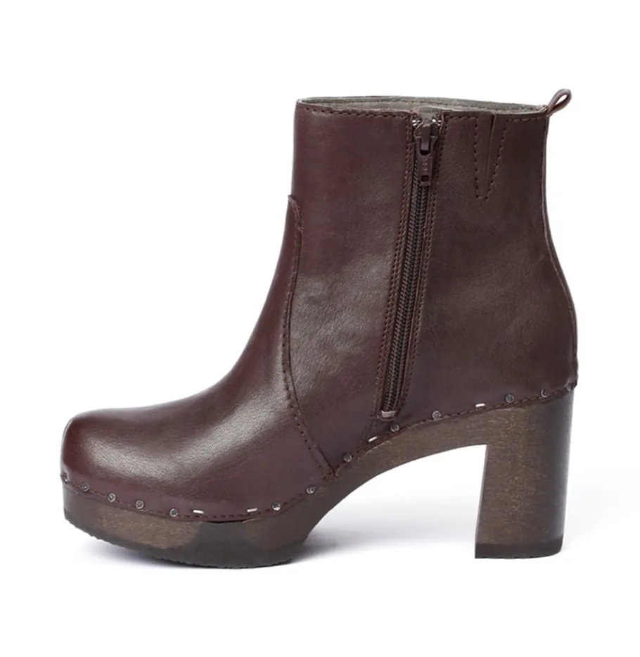 SOFTCLOX Loretta Washed Nappa Moro-Frau Stiefeletten