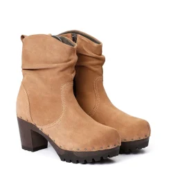 SOFTCLOX O-Bootie Kaschmir Walnut-Frau Stiefeletten