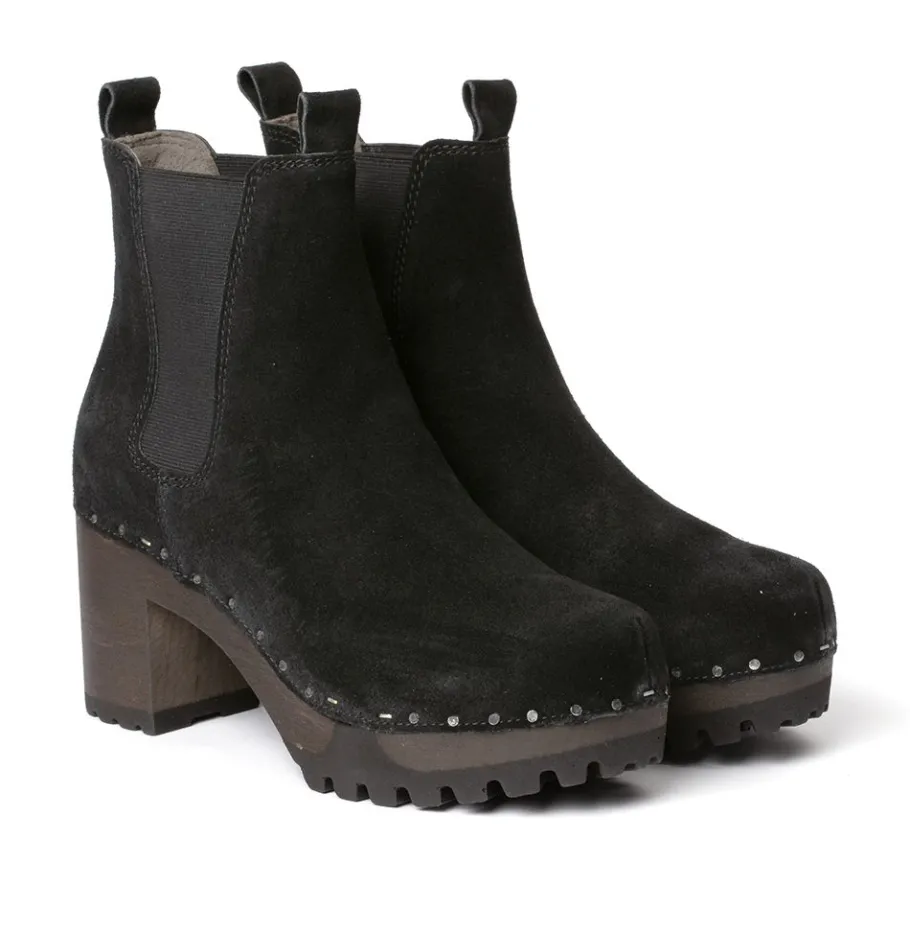 SOFTCLOX Odilia Kaschmir Schwarz (Dunkel)-Frau Stiefeletten