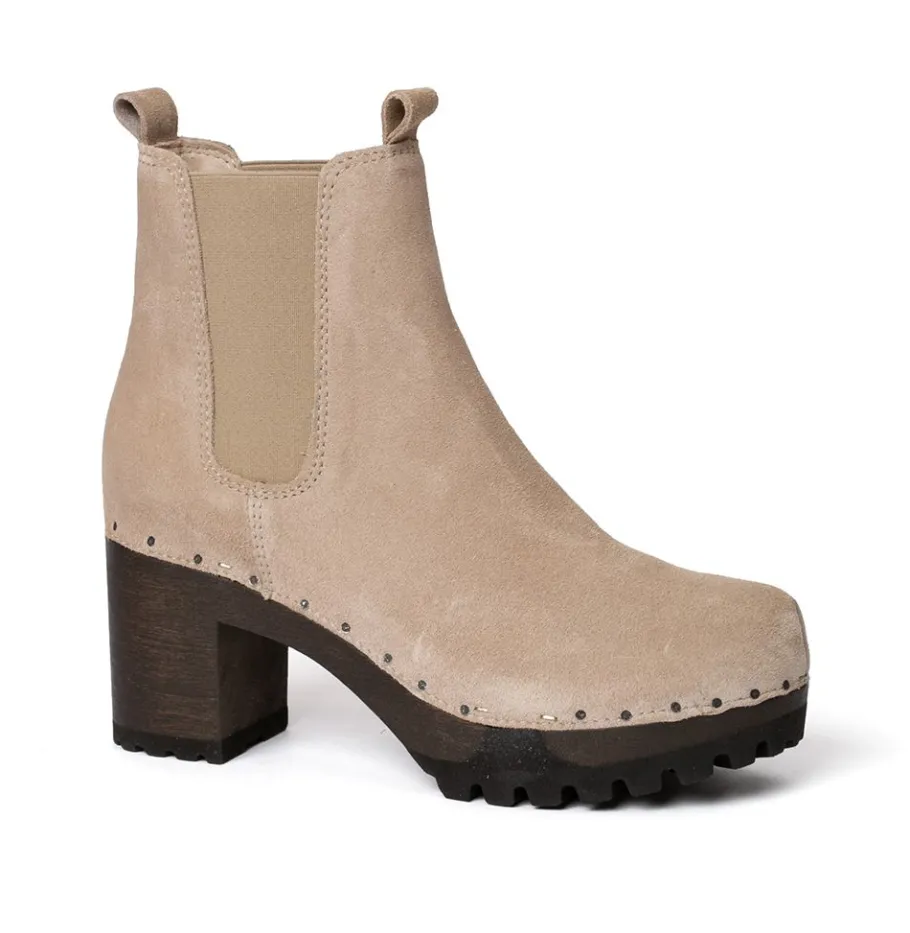 SOFTCLOX Odilia Kaschmir Taupe (Dunkel)-Frau Stiefeletten