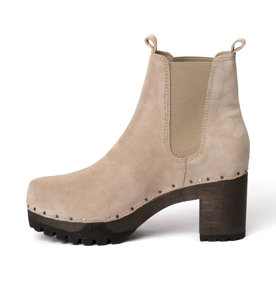 SOFTCLOX Odilia Kaschmir Taupe (Dunkel)-Frau Stiefeletten