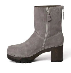 SOFTCLOX Olympia Kaschmir Grau (Dunkel)-Frau Stiefeletten