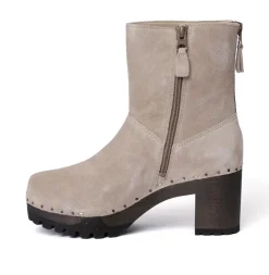 SOFTCLOX Olympia Kaschmir Taupe (Dunkel)-Frau Stiefeletten