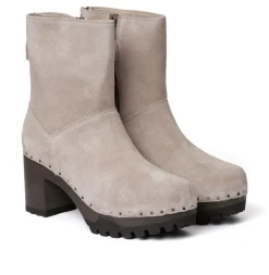 SOFTCLOX Olympia Kaschmir Taupe (Dunkel)-Frau Stiefeletten
