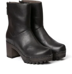 SOFTCLOX Olympia Nappa Schwarz (Dunkel)-Frau Stiefeletten