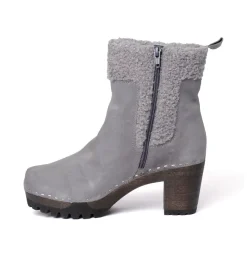 SOFTCLOX Ombra Kaschmir/Wf Grau (Dunkel)-Frau Stiefeletten