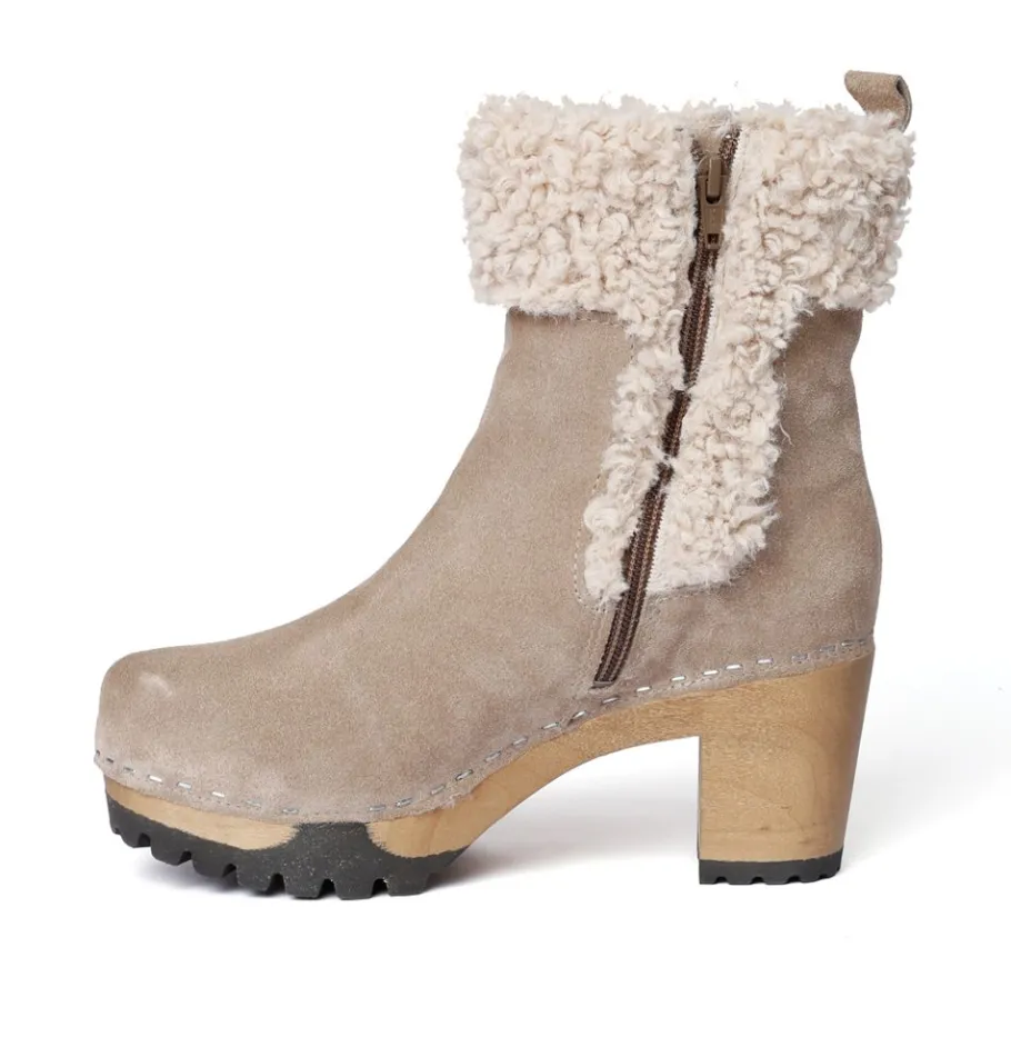 SOFTCLOX Ombra Kaschmir/Wf Taupe (Hazelnut)-Frau Stiefeletten