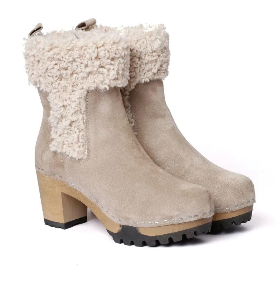 SOFTCLOX Ombra Kaschmir/Wf Taupe (Hazelnut)-Frau Stiefeletten