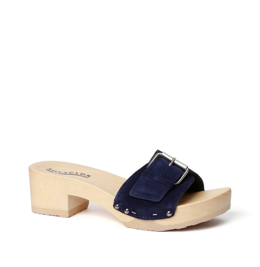 SOFTCLOX Pali Kaschmir Midnight (Natur)-Frau Pantoletten