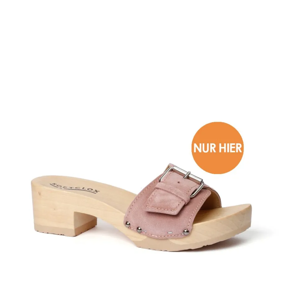 SOFTCLOX Pali Kaschmir Rose (Natur)-Frau Pantoletten