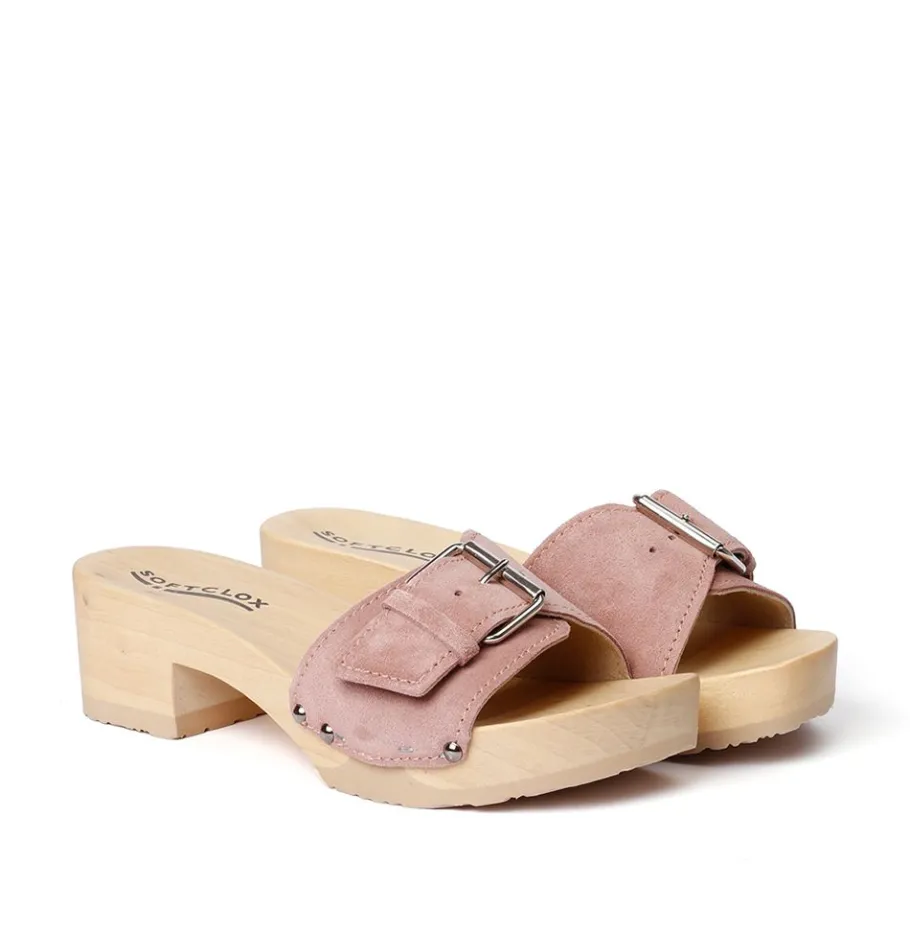 SOFTCLOX Pali Kaschmir Rose (Natur)-Frau Pantoletten