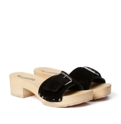 SOFTCLOX Pali Kaschmir Schwarz (Natur)-Frau Pantoletten