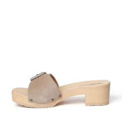 SOFTCLOX Pali Kaschmir Taupe (Natur)-Frau Pantoletten